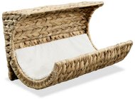 Bed Shumee Cat Bed with Pillow, Water Hyacinth 37 × 20 × 20cm - Pelíšek