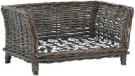 Shumee Lair with Pillow Natural Willow Grey 50 × 33 × 35cm - Bed