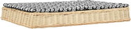 Shumee Flat Bed with Willow Cushion 125 × 80 × 15cm - Pet Bed