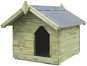 Dog Kennel Garden Kennel with Opening Roof, Impregnated Pine 74 × 78.5 × 61.5cm - Bouda pro psa