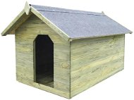 Dog Kennel Garden Dog Kennel with Opening Roof Impregnated Pine 104.5 × 153.5 × 94cm - Bouda pro psa