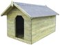 Záhradná búda pre psa s otváracou strechou impregnovaná borovica 104,5 × 153,5 × 94 cm - Búda pre psa