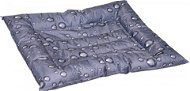 Flamingo Cooling Bed for Dogs Grey Pattern Drops - Dog Cooling Pad