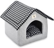 PetProducts Domek pro psy šedý 47 × 39 × 42 cm - Pelíšek