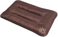 Shumee Dog Mattress with Paw, Brown - Dog Bed