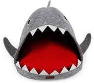 DogLemi Pelíšek s pohodlným polštářem Žralok 64 × 54 × 33 cm - Pelíšek