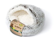 M-Pets Snugo Eco plush bed warm grey - Bed