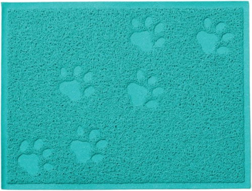 M-Pets Pad with paws in front of the cat litter box 30 × 40 cm - Litter Box Accessories - Main image