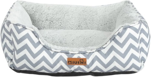Qiushi dog bed grey and white L 75 × 60 × 19 cm - Pet Bed - Main image