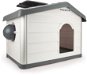 Loboo Domček pre psov a mačky Smartkave antracit so sedlovou strechou 111 × 75 × 77 cm - Búda pre psa