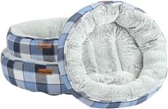 Qiushi pelíšek pro psy modrý L 68 × 68 × 18 cm - Bed