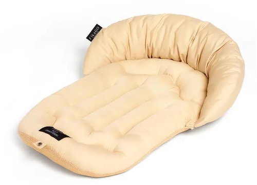 Fikago Měkká podložka s polštářkem Mushroom Beige M - Accessories for Pet Strollers - Main image