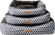 Qiushi bedding brown and white Moroccan pattern S - Pet Bed
