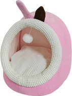 Qiushi cat house with bed pink - Pet Bed