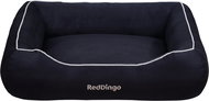 Red Dingo Donut Bed Black Medium 80 cm - Pet Bed