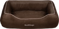 Red Dingo Donut Bed Chocolate Medium 80 cm - Pet Bed