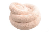 Qiushi fekhely, kerek, 50 cm, plüss, bézs - Fekhely
