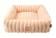 Qiushi Pastel Yellow Plush Cushion S - Pet Bed