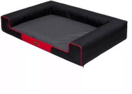 Hobby Dog Victoria Dog Bed Black/Graphite, Size L - 80 × 55cm - Pet Bed