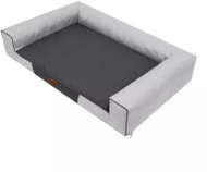 Hobby Dog Pelíšek pro psa Victoria světle šedý Ekolen, vel. XXL - 118 × 78 cm - Pet Bed