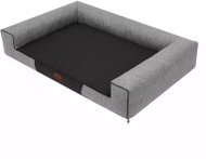 Hobby Dog Victoria Dog Bed Dark Grey Ecolen, Size L - 80 × 55cm - Pet Bed