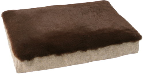 I love pets Matrace pro psy George 120 × 85 cm hnědá - Dog Bed - Main image