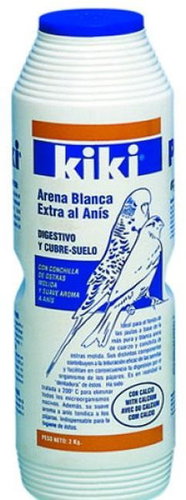 Kiki Arena Blanca sand with aniseed for birds 2 kg - Bird Sand - Main image
