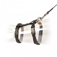 Harness DUVO+ Uni Harness with Leash for Cats Black 20-35 × 1cm × 125cm - Postroj