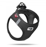Pet Amour Curli Plush Vest Air-Mesh Black XL - Harness