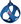 CURLI Harness for dogs with Air-Mesh Blue M 6-9 kg