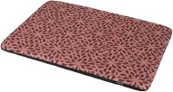 Olala Pets Mattress Happy de luxe 80 × 55cm, Pink with Ornament - Dog Bed