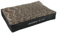 Olala Pets De Luxe Orthopedic Mattress 100 x 70cm, Leopard - Dog Bed