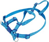 Olala Pets postroj labky 15 mm × 32 – 46 cm – modrý - Postroj