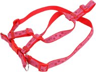 Olala Pets Dog Harness, Paws 15mm × 32 - 46cm - Pink - Harness