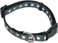 Olala Pets Collar Dotty 10mm x 20-35cm, Grey - Dog Collar