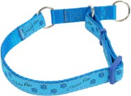 Olala Pets obojok polosťahovací labky 20 mm × 33-52 cm, modrý - Obojok pre psa