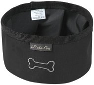 Olala Pets Travel Bowl, Black, 11cm - Dog Bowl