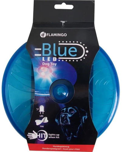 Flamingo svítící LED frisbee, 20cm - Frisbee pro psy - Hlavní obrázek