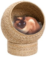 Karlie-Flamingo Wicker Bed BANANA beige for cats 47 × 47 × 6cm - Pet Bed