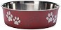 Karlie-Flamingo Stainless-steel Bowl with Plastic Sheathing, Red, 21cm, 1500ml - Dog Bowl