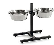Karlie-Flamingo Bowl Stand with Stainless-steel Bowls 2 x 19cm 1,3l - Dog Bowl