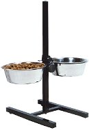 Karlie-Flamingo Bowl Stand with Stainless-steel Bowls 2 x 22cm, 2,5l - Dog Bowl