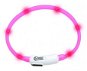 Karlie-Flamingo LED svetelný obojok ružový obvod 20 – 75 cm - Obojok pre psa