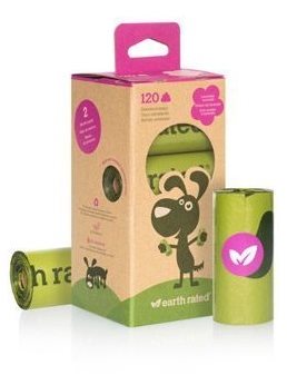 ER Dog Feces Bags with Lavender Aroma, 8 Rolls - Dog Poop Bags - Main image