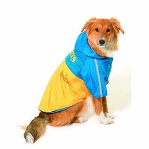 Karlie-Flamingo Raincoat for Dogs, 2-in-1, with Removable Hood, 32cm - Dog Raincoat - Main image