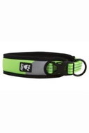 Hurtta Dazzle Collar, 55-65cm Kiwi Reflective - Dog Collar
