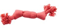 BUSTER Pískacie lano, ružová, 35 cm, M - Hračka pre psov