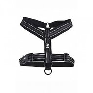 Hurtta New Padded Y Harness, Black 55cm - Harness