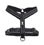 Hurtta New Padded Y Harness, Black 70cm - Harness