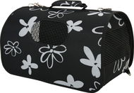 Zolux Flower Bag Travel S Black 21 x 36 x 24cm - Carrier Bag for Pets